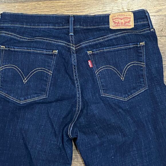 Levi’s Jeans SIZE 12 M Classic Bootcut Dark Wash Cotton Blend Denim - Picture 7 of 13